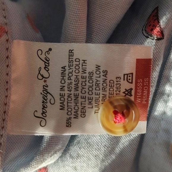 Sovereign Codes Los Angeles Button Down Short Sleeve Size L - Picture 7 of 7